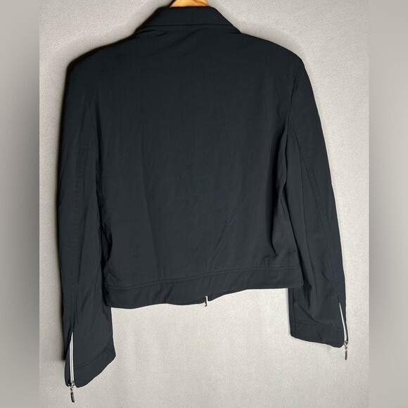 Escada Sport Black jacket size 36/Small Double zippers - Picture 2 of 16